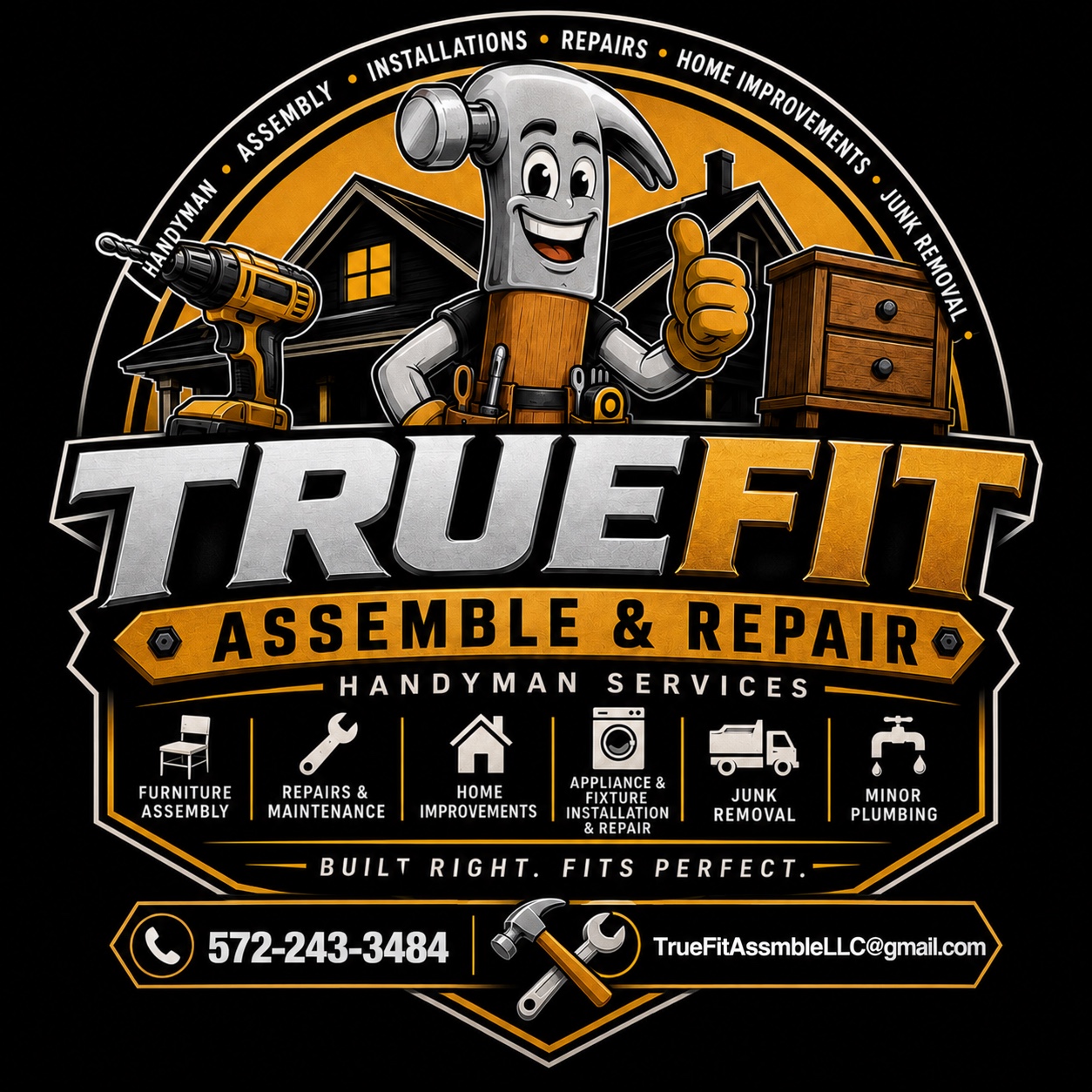 TrueFit Assemble and Repair logo