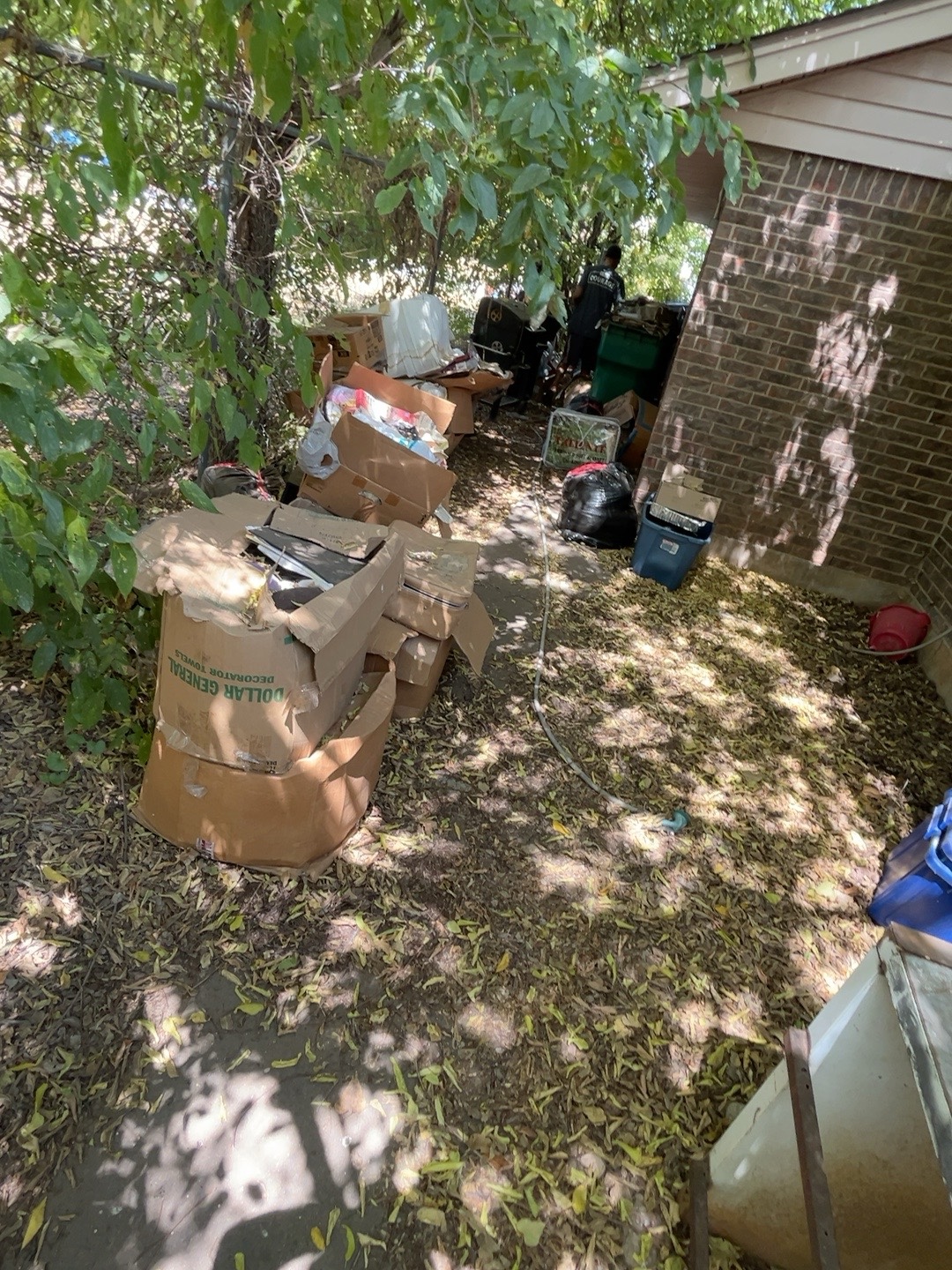Cleared outdoor area after TrueFit junk removal